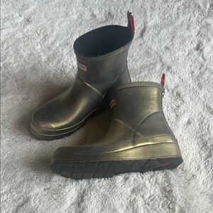 Hunter Metallic Gold Rain Boots for Women